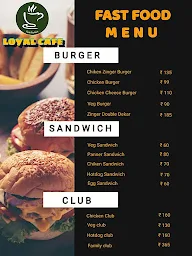 Loyal Cafe menu 3