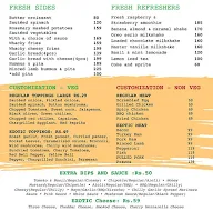 Cj's Fresh menu 1