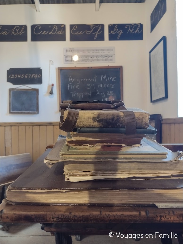 Placerville - musée classroom