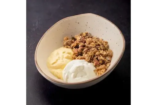 Mango And Peach Granola Bowl