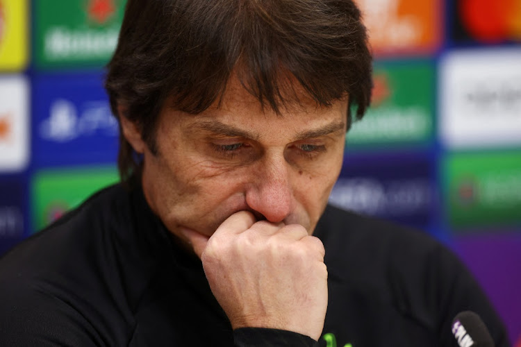 Tottenham Hotspur manager Antonio Conte during the press conference a press conference at Tottenham Hotspur Training Centre in London on March 7 2023. Spurs have fired the coach.