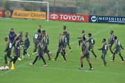 Kaizer Chiefs players during the Kaizer Chiefs media open day at Naturena on November 15, 2017 in Johannesburg.