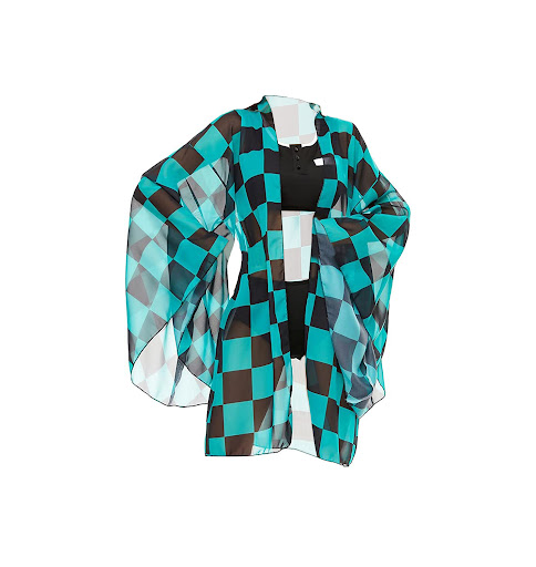 Title 9, Kimetsu No Yaiba Swimming Cosplay Anime Swimsui...