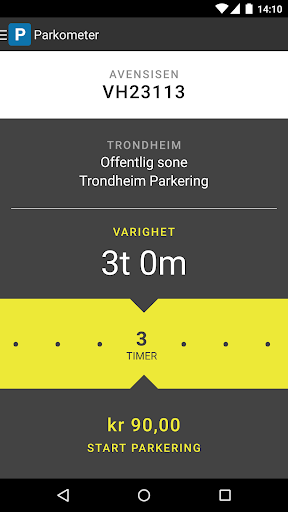 SmartPark Trondheim Parkering