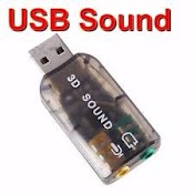 Usb Sound Free Ship Usb Ra Sound 2 Lỗ Chuẩn 2.1 Âm Thanh 3D