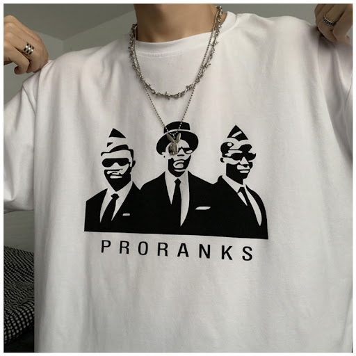 Title 4, Funeral street hip-hop couple short sleeves, st...