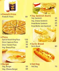 Kutchi King menu 1