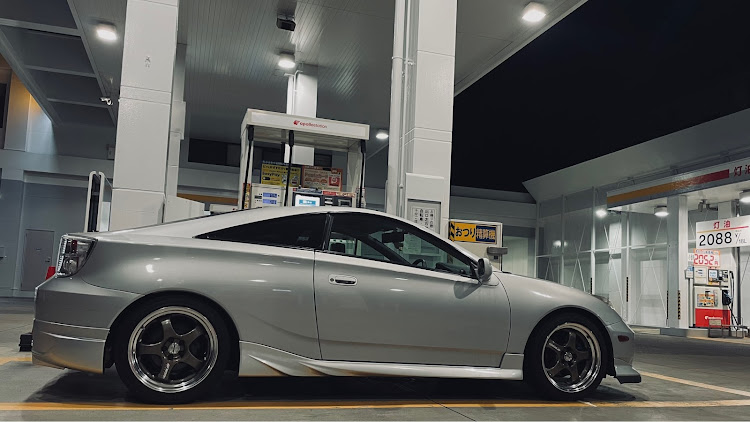 セリカの春の交通安全週間・ドライブ・夜のガソスタ・ガソリンスタンドは盛れる・洗車に関するカスタム事例の投稿画像2枚目