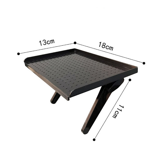 Title 5, No Drill TV Set-Top Box Rack Router Storage Box...