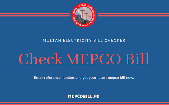 MEPCO Bill chrome extension