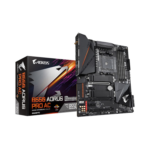 Bo mạch chính/ Mainboard Gigabyte B550 Aorus Pro AC - Hàng trưng bày