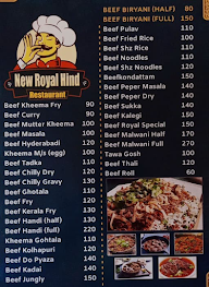 Royals Restaurant menu 6