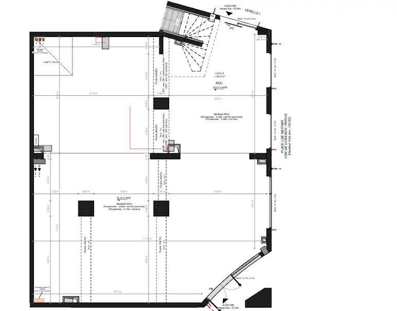 Location  locaux professionnels  166.25 m² à Ivry-sur-Seine (94200), 6 250 €