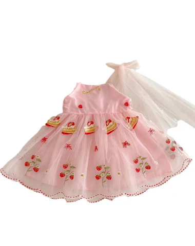Robe princesse sans manches pour fi - 1