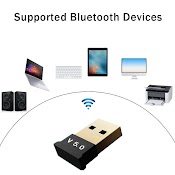 Usb Bluetooth 5.0 Dongle Csr Bộ Chuyển Đổi Usb Thu Phát Bluetooth Tốc Độ Cao Cho Pc Và Laptop