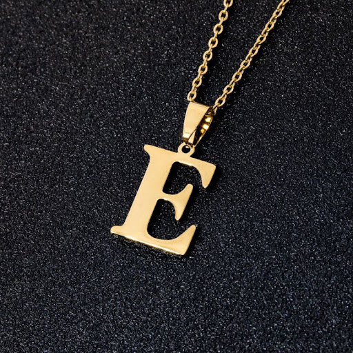 Title 1, DIY personality letter necklace letter
