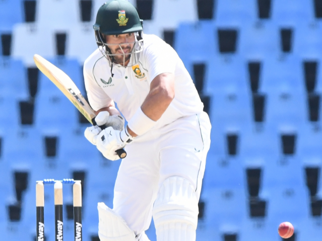 Aiden Markram was named Man of the Match in the Proteas first Test win against the West Indies at SuperSport Park