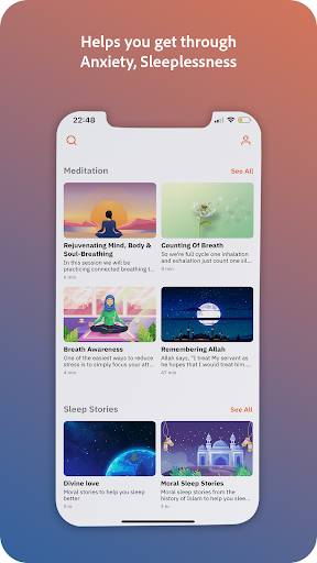 Screenshot SAKEENAH-Muslim Meditation App