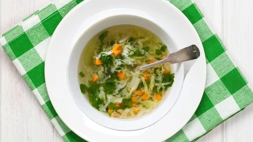 Keto Veg Lemon Coriander Soup