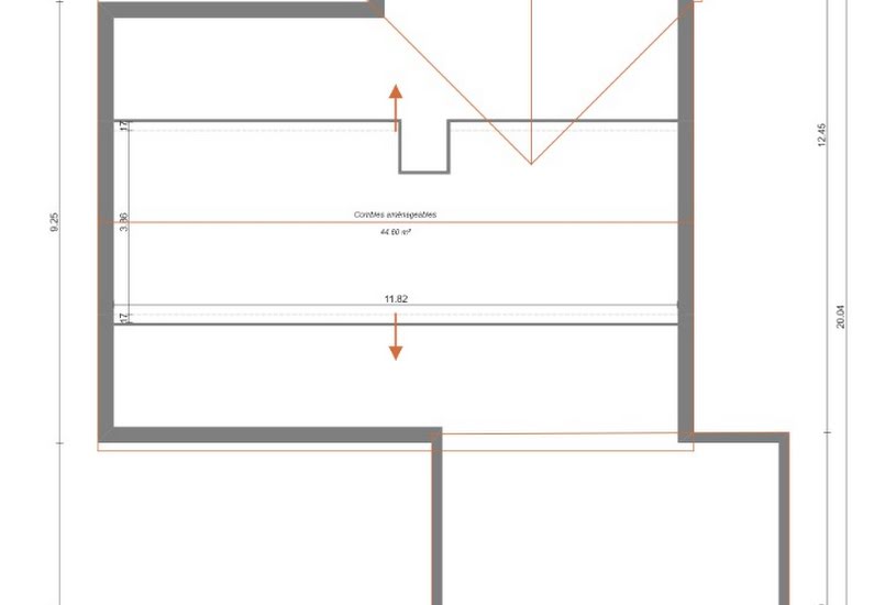  Vente Terrain + Maison - Terrain : 1 800m² - Maison : 110m² à Hommes (37340) 