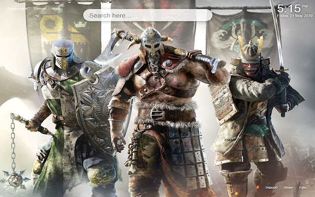 For Honor HD Wallpapers New Tab