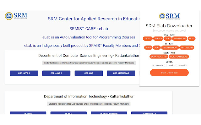 SRM Elab Downloader