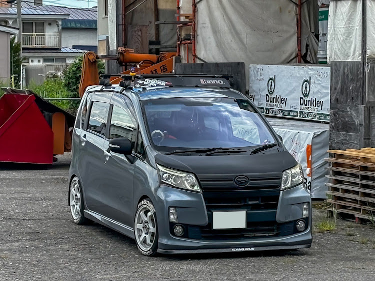 ムーヴカスタムの北海道・秋の気配・ステッカーチューン・ステッカーDIY作成✂️・#自己満の世界に関するカスタム事例の投稿画像2枚目