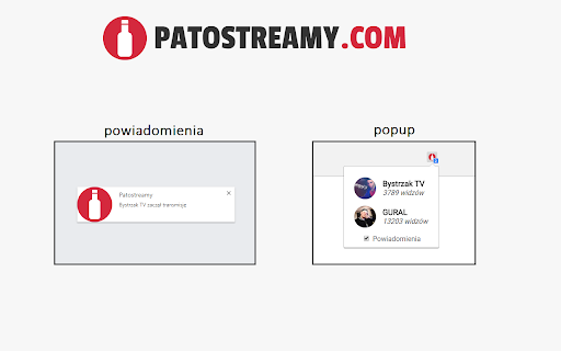 Patostreamy.com Notifier