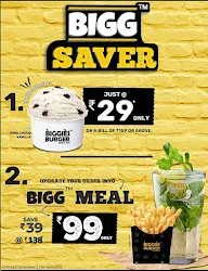 Biggies Burger menu 3