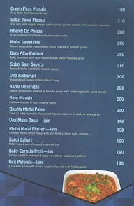 The Golden Metro menu 7