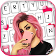 Download Pink Selfie Girl Keyboard Background For PC Windows and Mac 1.0