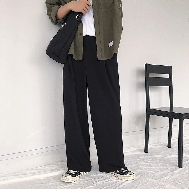 Pantalon droit décontracté style sauvage pour femme, idéal pour un look casual et confortable au quotidien. Profitez d'un style unique et audacieux.