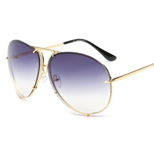 Title 7, Color Film Sunglasses For Men And Women Big Fra...