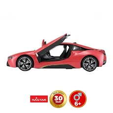 Xe BMW i8 mở cửa bằng điều khiển đỏ Rastar