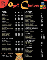 Oye Chatore menu 2