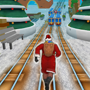 Subway Run Santa Rush  Icon