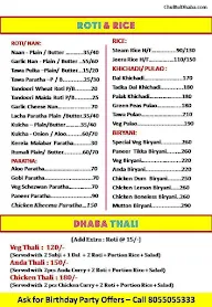 Chulbul Dhaba menu 6