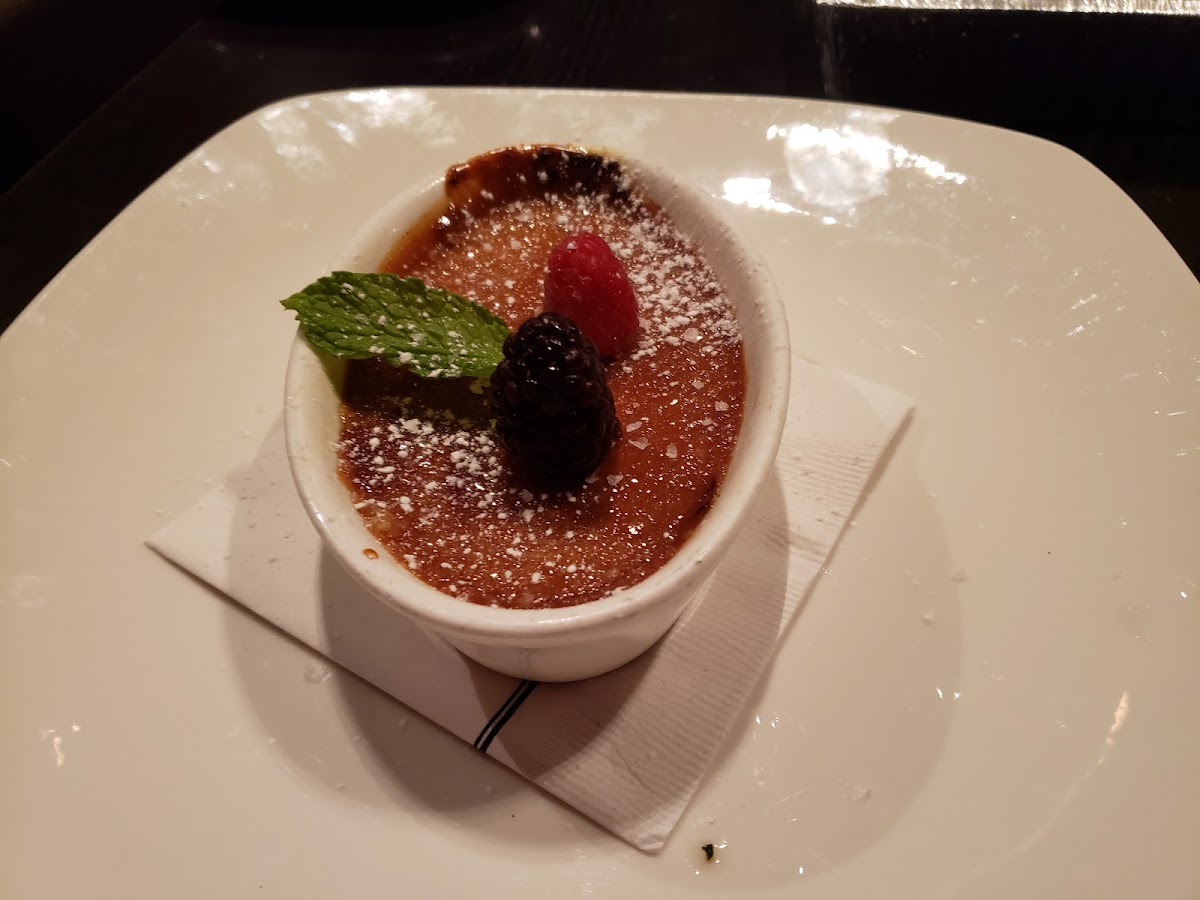 Salted caramel creme brulee