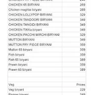 99 Biryanis menu 1