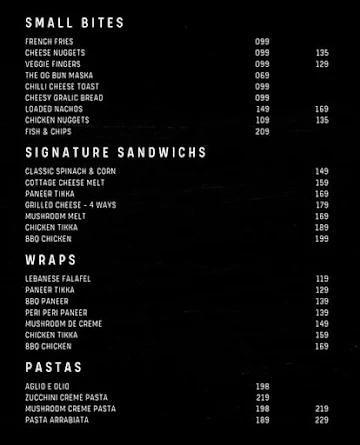 Cafe 35 menu 