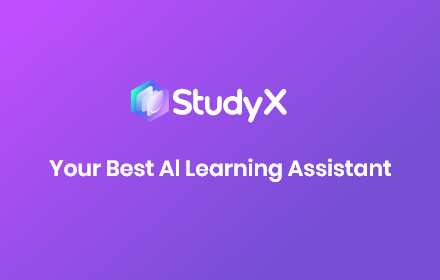 StudyX: Your AI Homework, Writing & Reading Assistant small promo image