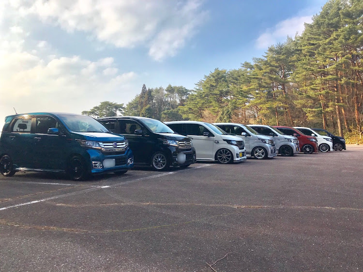 N-WGNの恒例の関西遠征・フォロワーさんに会えるかな・Nシリーズ集合！に関するカスタム事例の投稿画像3枚目