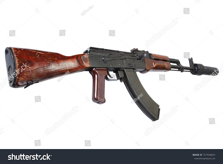 An AK-47 assault rifle.