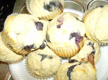 WHOLE WHEAT SPLENDA BLUEBERRY MUFFINS