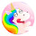 Rainbow Unicorn Hot Style HD New Tabs Theme