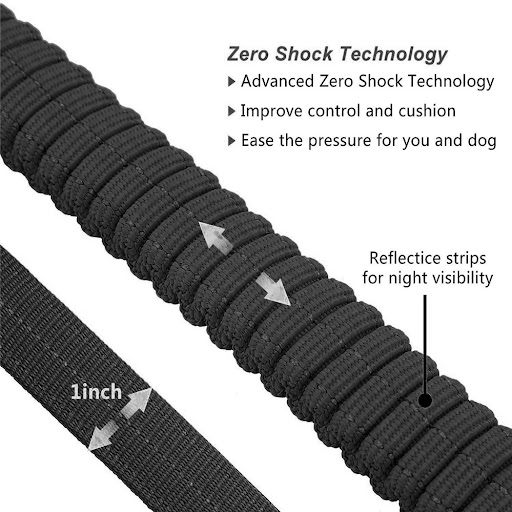 Title 5, Dog leash for large dogs, adjustable and multif...