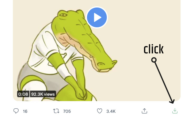 Twitter video downloader chrome extension