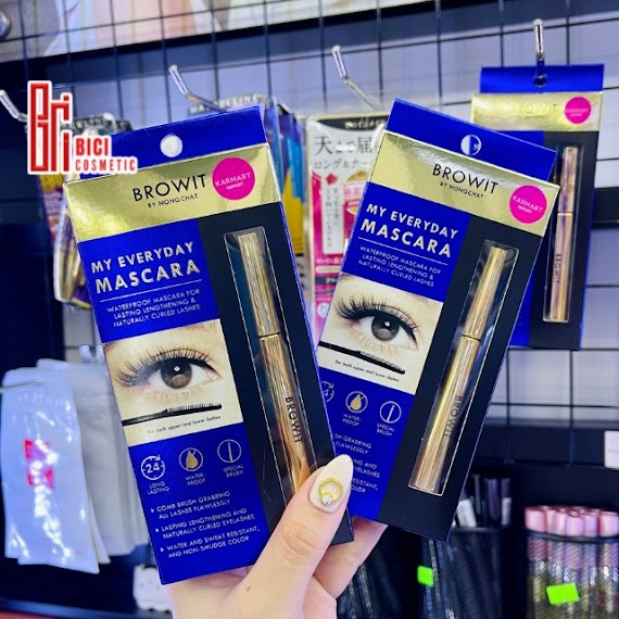 Mascara Browit Nongchat My Everyday Mascara Không Trôi Thái Lan Chuyên Dụng Cho Makeup