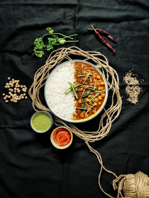 Chole Masala Rice Bowl