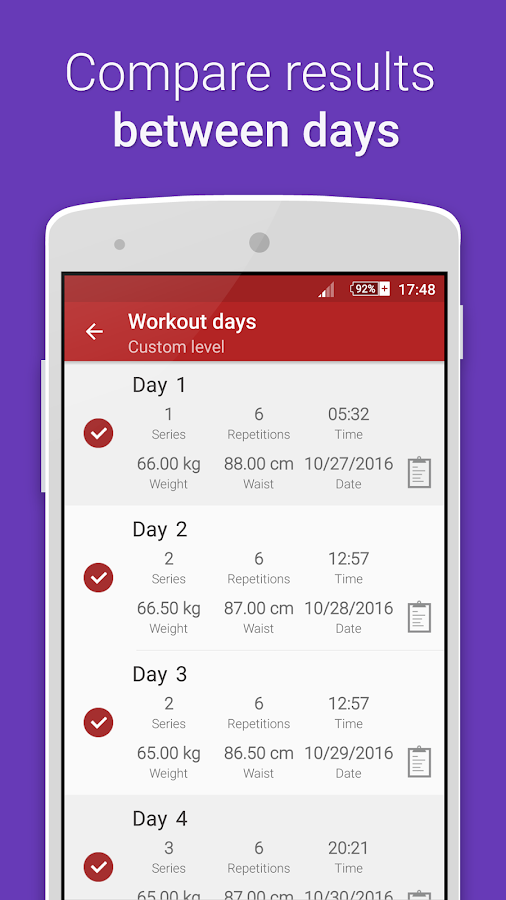 15 Minute Workout Calendar App Android Free for Women